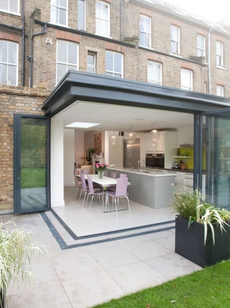 Stunning rear extension to ground floor flat in West Hampstead