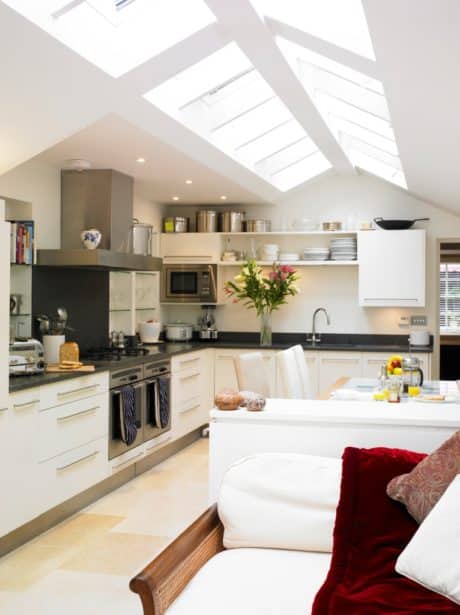 Wonderful kitchen extension and loft conversion in Hampstead